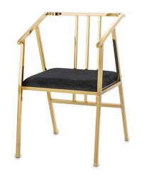 Krzesło stal nierdzewna kolor złoty wys.78cm