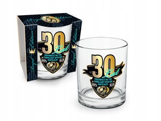 ROYAL Urodziny 30 LAT Szklanka do whisky 270 ml