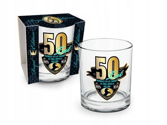 ROYAL Urodziny 50 LAT Szklanka do whisky 270 ml