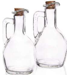 Zestaw 2 SZT Butelka szklana z na oliwę/ocet 175ml