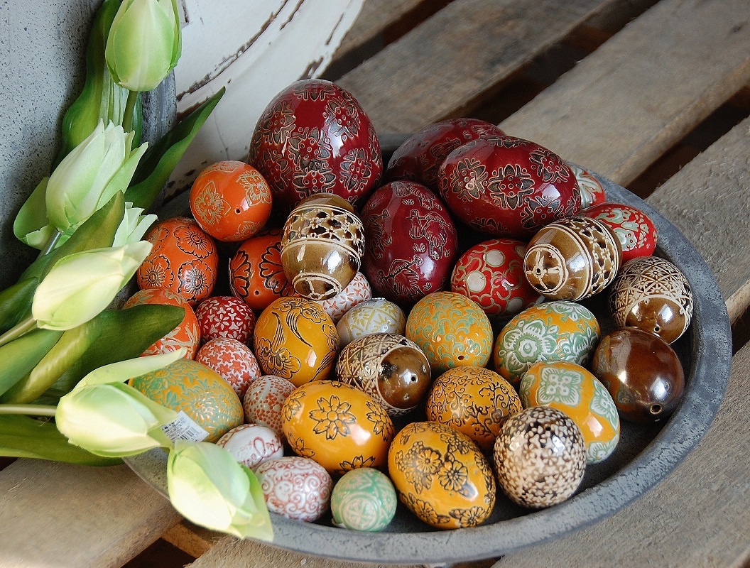 jajka wielkanocne ceramiczne