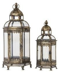 Lampion S/2 metal szkło