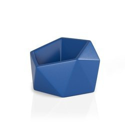 Donica VESARI kolor niebieski wys: 46 cm szer: 60/69 cm Podwójne  Dno