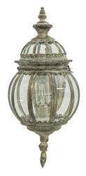 Lampion Led szkło metal