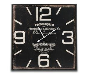 Zegar Wiszący Retro Kwadrat 59,5x59,5cm