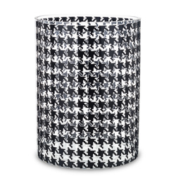 Elegancki Wazon szklany Czarna ozdoba do Wnętrz   20cm x 15cm x 15cm