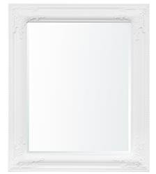 Lustro stylowe klasyczne biała rama 62x52x3cm