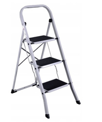 Drabina 3-Stopniowa Składana Stalowa 70cm