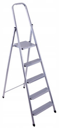 Drabina 5-Stopniowa Składana Stalowa 170cm