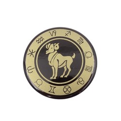 Baran - znak zodiaku - magnes; metal emaliowany