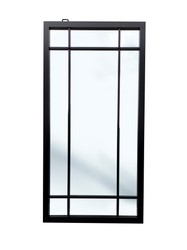 Brooklyn lustro z czarnymi szprosami 140×70 cm