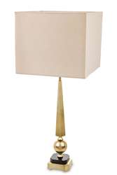 Lampa Stołowa Wysoka 83 cm dekoracyjna z kloszem