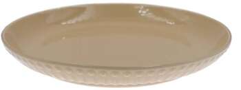 MOSAIQUE BEIGE - Talerz duży 26 cm, Ceramika
