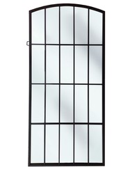 Manhattan lustro okienne z stalową ramą 170×76 cm