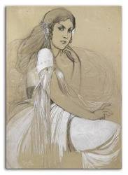 Obraz - Alfons Mucha reprodukcja 50x70 cm