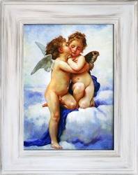 Obraz "Anioły" ręcznie malowany 86x116
