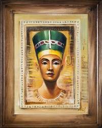 Obraz "Egipt" ręcznie malowany 37x47cm