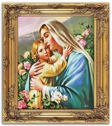 Obraz "Maryja" ręcznie malowany 53x64cm