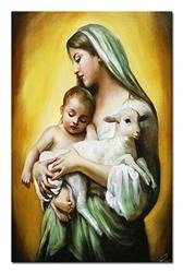 Obraz "Maryja" ręcznie malowany 60x90cm