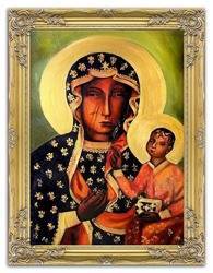 Obraz "Maryja" ręcznie malowany 63x84cm