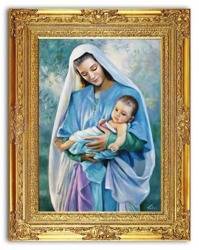 Obraz "Maryja" ręcznie malowany 77x97cm