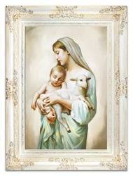 Obraz "Maryja" ręcznie malowany 78x98cm