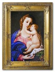 Obraz "Maryja" ręcznie malowany 87x117cm