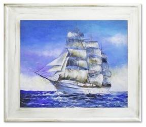 Obraz "Marynistyka" ręcznie malowany 61x71cm