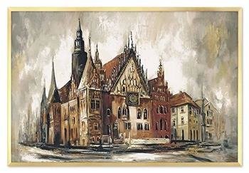Obraz "Wrocław" ręcznie malowany 60x90cm