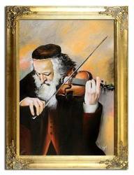 Obraz "Żyd na szczęście" ręcznie malowany 64x84cm