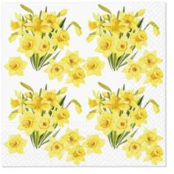 Pl Serwetki Daffodils Bouquets