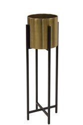 Stojak Na Kwiaty metal kolor czarny  wys.90,5cm